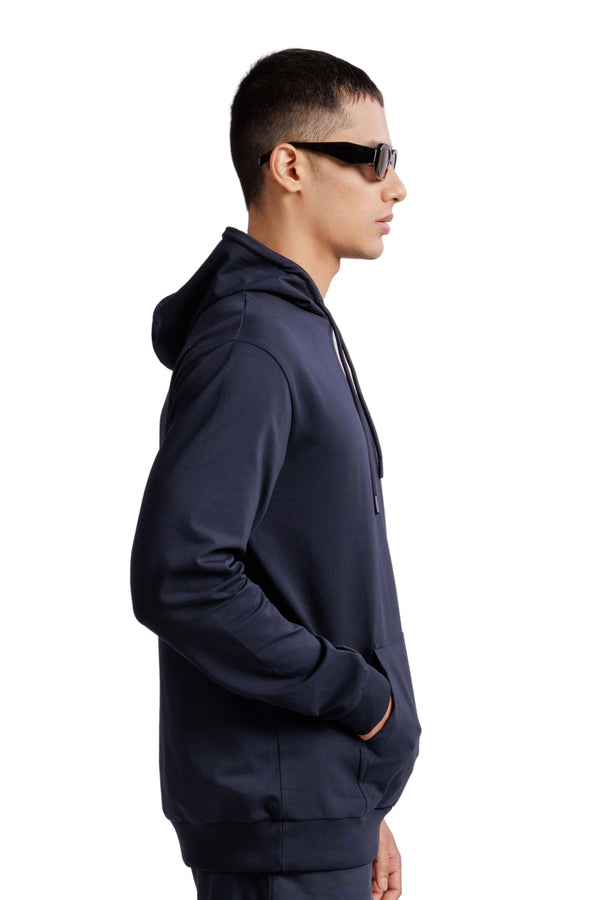 Carbon Hoodie – Men’s Organic Cotton Hoodie (Midnight Navy)