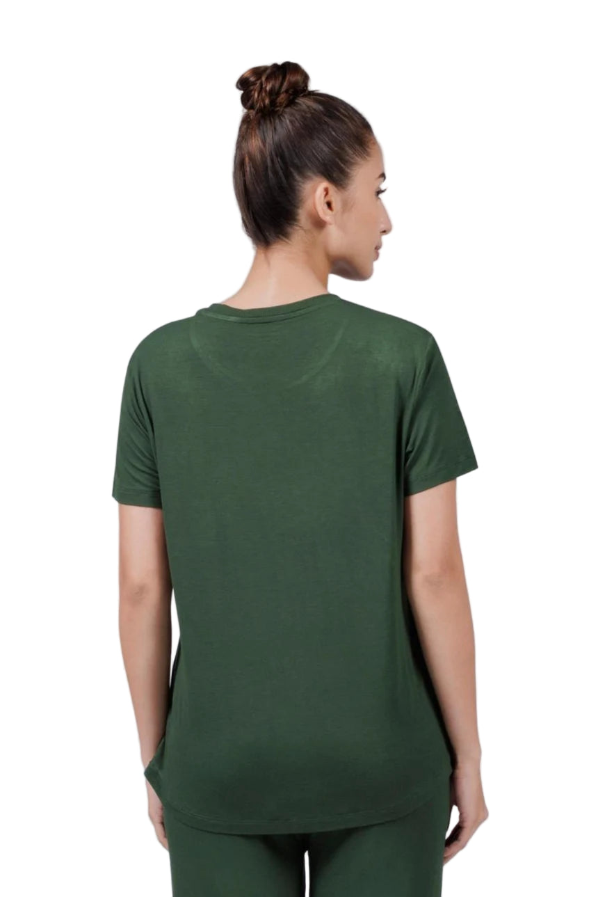 Women’s Bamboo T-Shirt (Pine Green)