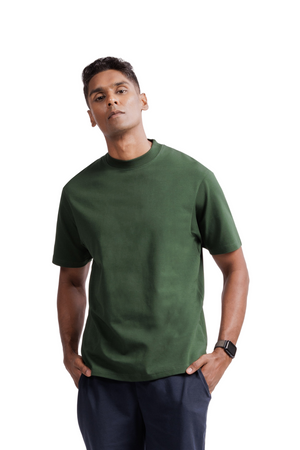 Oversized Carbon T-shirt (Pine Green)