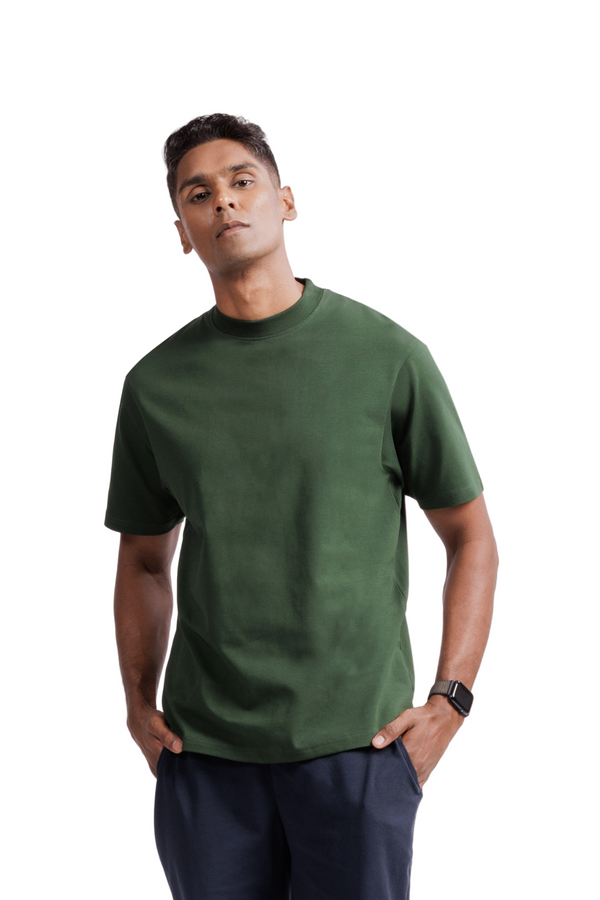 Oversized Carbon T-shirt (Pine Green)