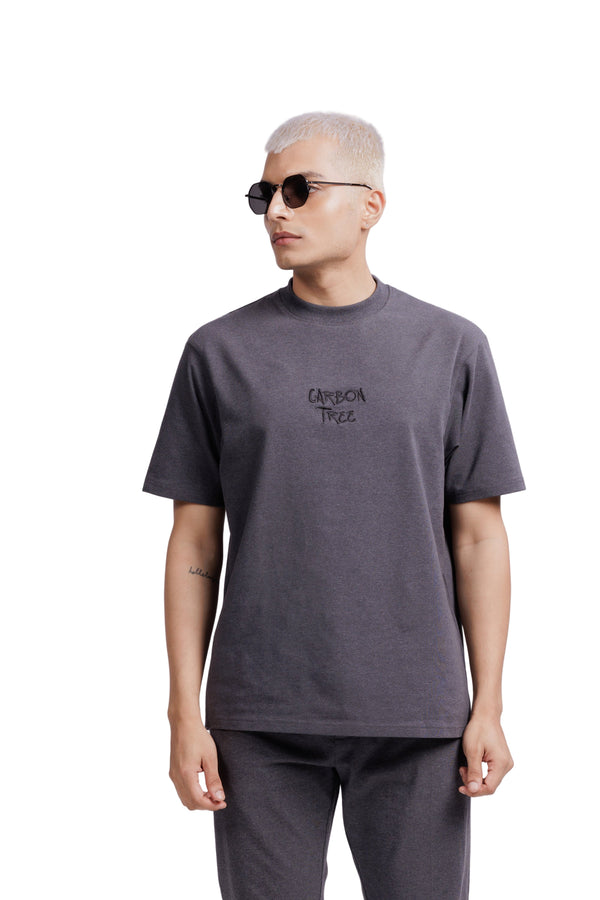 Oversized Carbon T-shirt (Charcoal Melange)