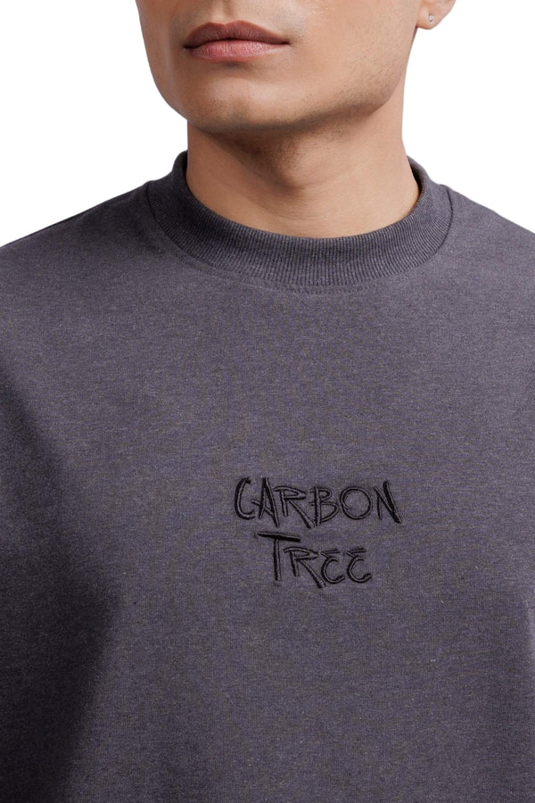 Oversized Carbon T-shirt (Charcoal Melange)