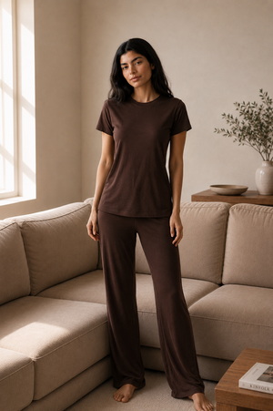 Women’s Bamboo Lounge Set (Chicory Coffee)