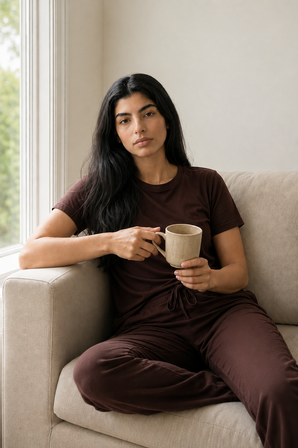 Women’s Bamboo Lounge Set (Chicory Coffee)