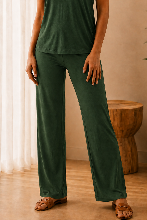 Bamboo Lounge Pant (Pine Green)