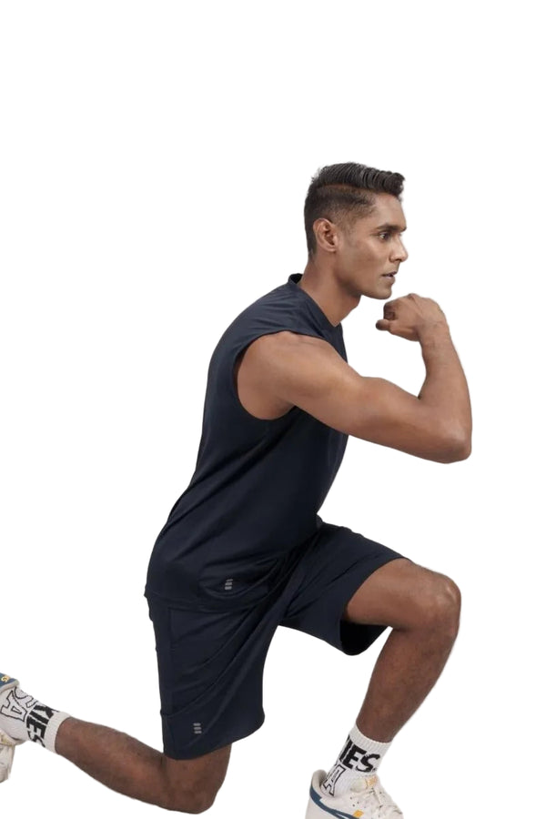 Men’s Bio Sports Training Shorts – Lightweight, Quick-Dry (Midnight Navy)