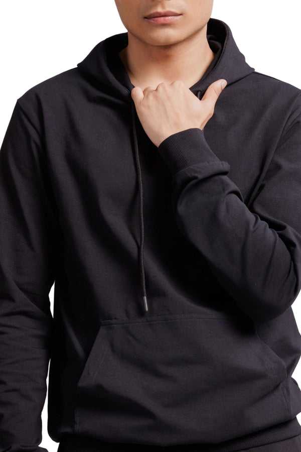 Carbon Hoodie – Men’s Organic Cotton Hoodie (Carbon Black)
