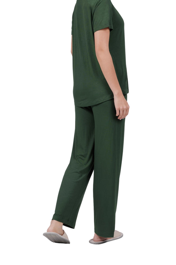 Bamboo Lounge Pant (Pine Green)