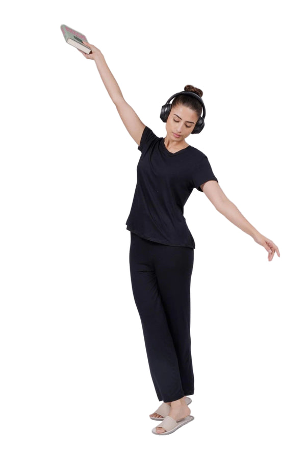 Bamboo Lounge Pant (Carbon Black)