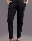 Women’s All Day Work Pants – SORONA® Stretch Trousers (220 GSM) (Carbon Black)