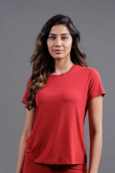 Women’s Bamboo T-Shirt (Bold Red)