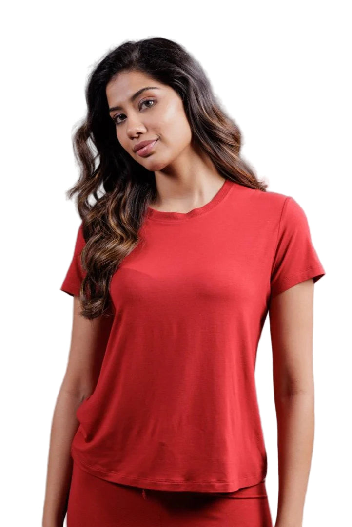 Women’s Bamboo T-Shirt (Bold Red)
