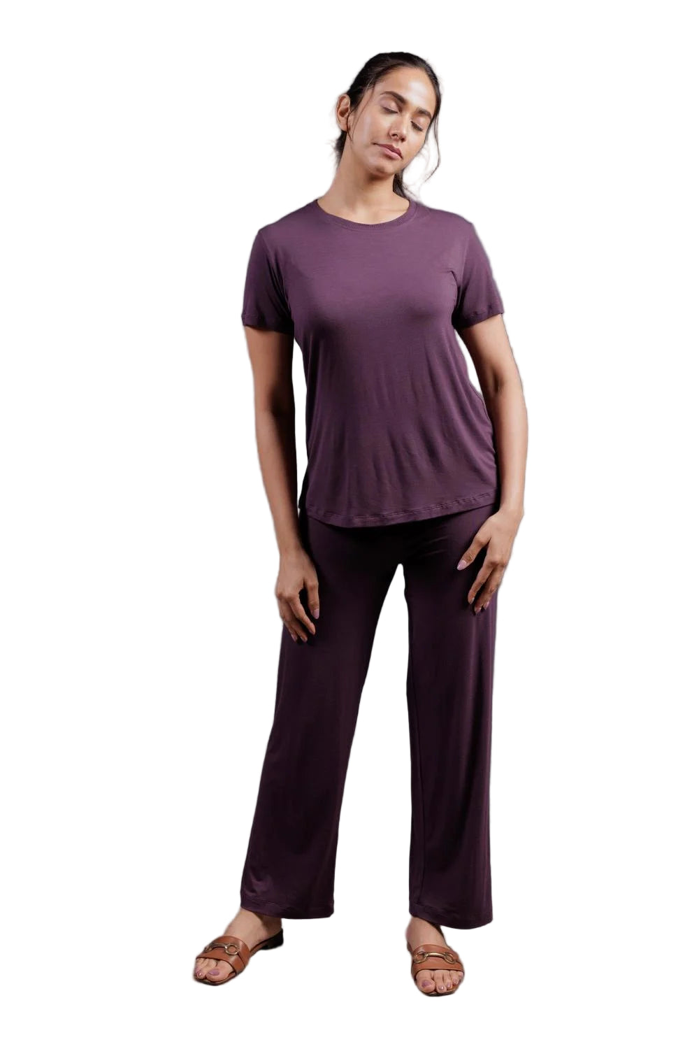 Bamboo Lounge Pant (Plum)