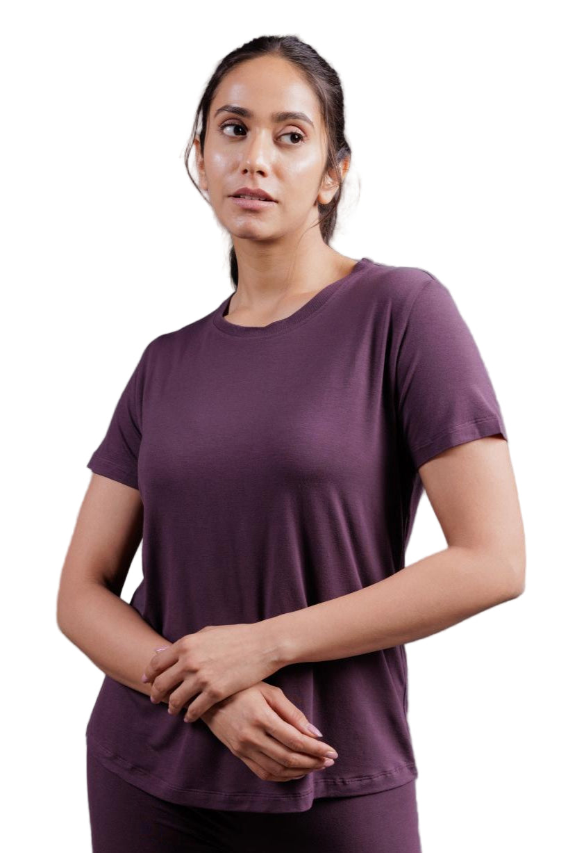 Women’s Bamboo T-Shirt (Plum)