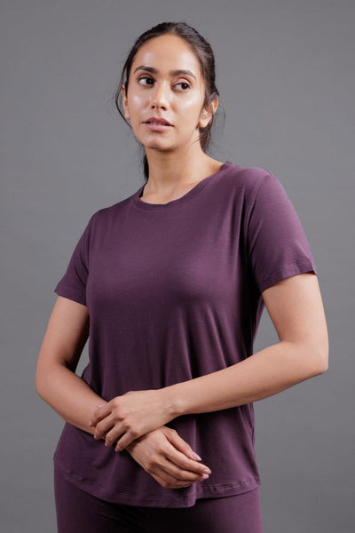 Women’s Bamboo T-Shirt (Plum)