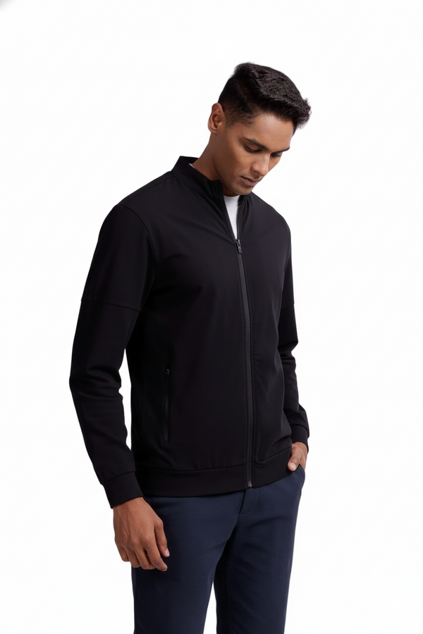 Full Zipper Jacket (Carbon Black)
