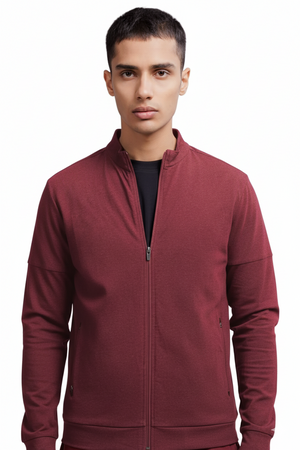 Full Zipper Jacket (Sangria)