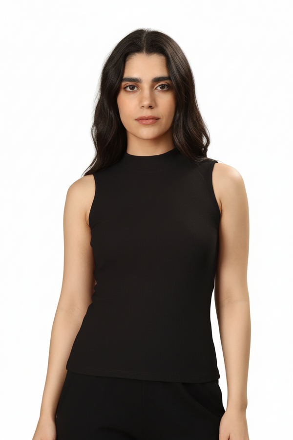 Highneck Tank (Carbon Black)