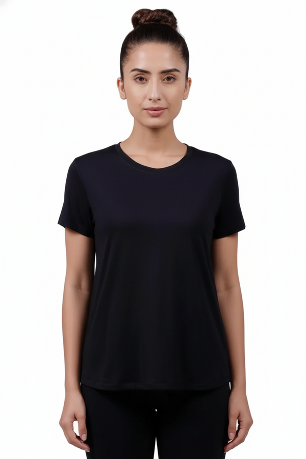Women’s Bamboo T-Shirt (Carbon Black)
