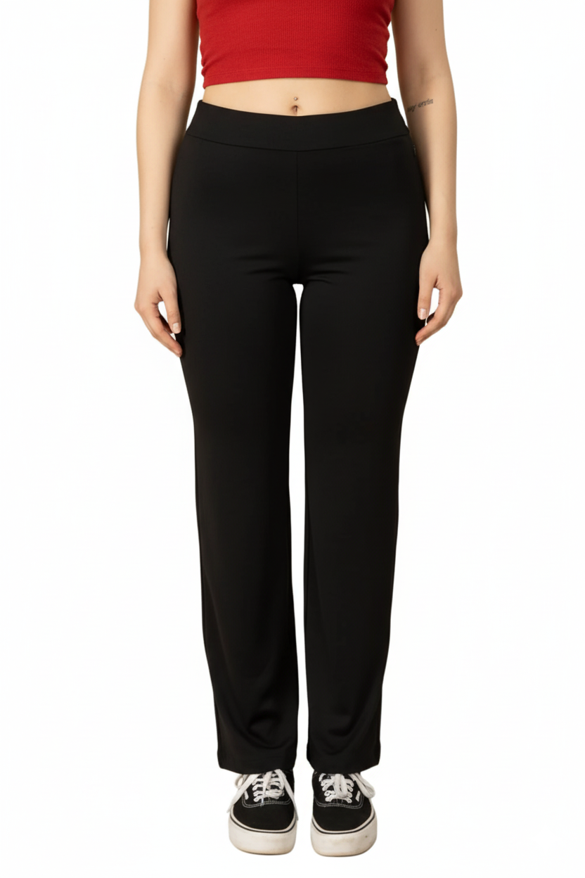 Carbon Straight Pants – EcoCiclo™ Biodegradable Polyester (Carbon Black)