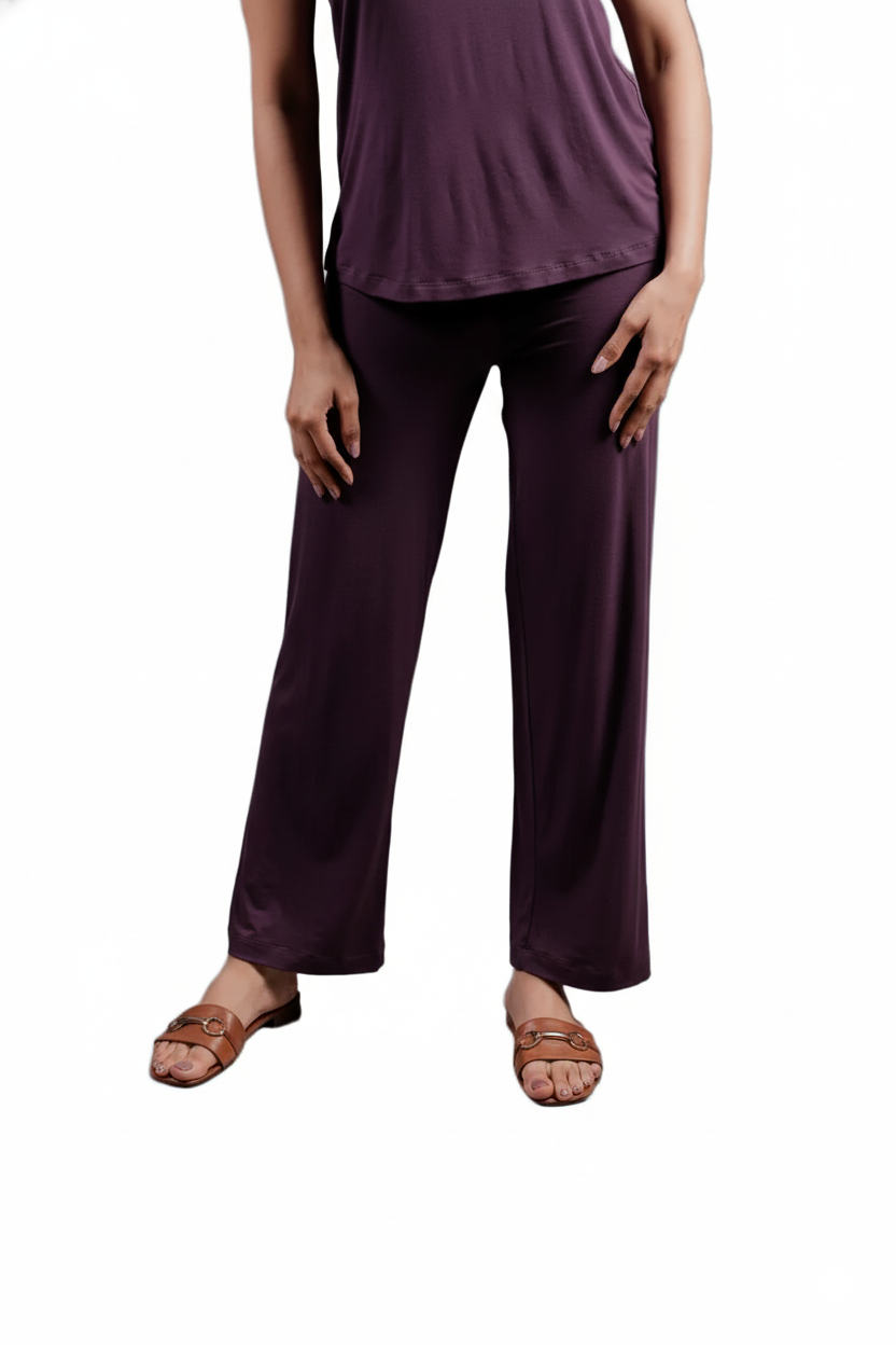 Bamboo Lounge Pant (Plum)