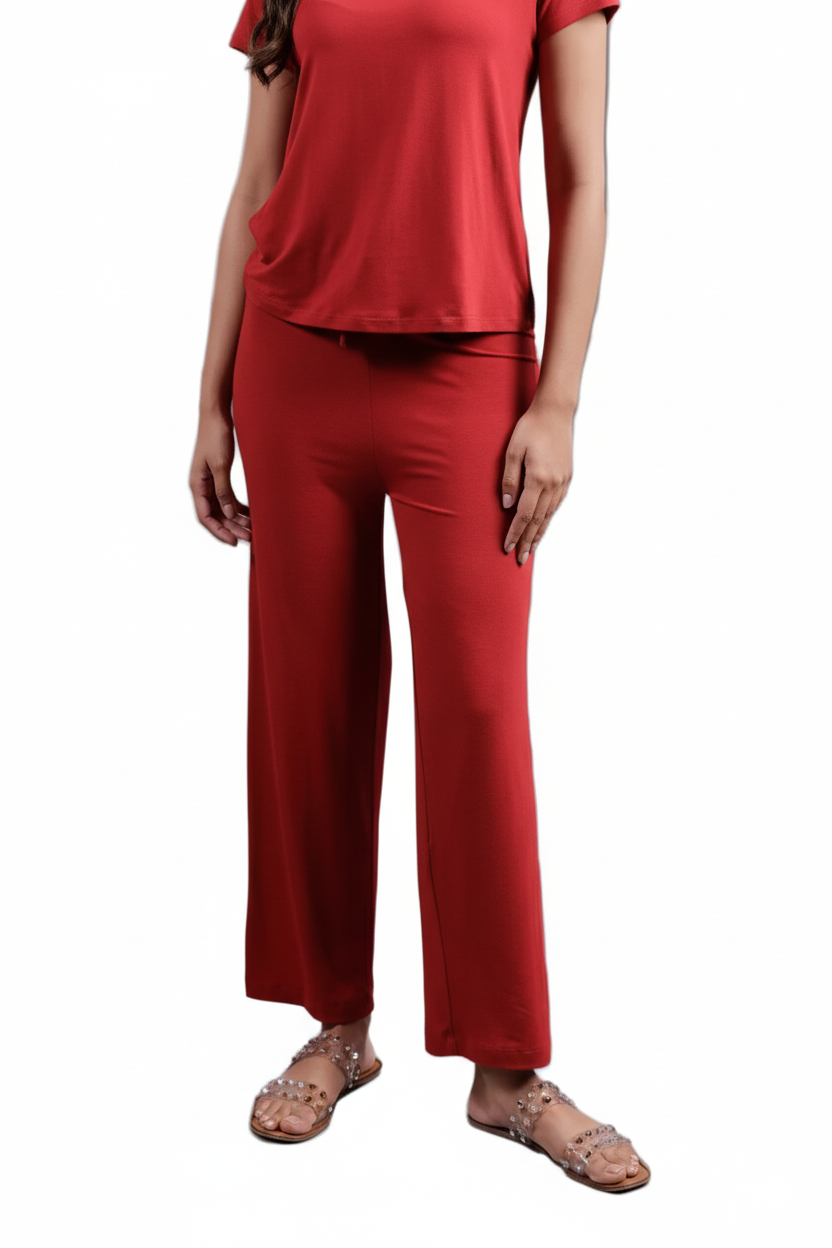 Bamboo Lounge Pant (Bold Red)