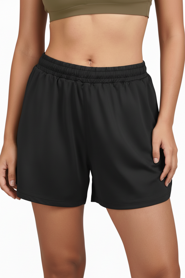 Bio Active Shorts – EcoCiclo™ Biodegradable Polyester (Coal Grey)