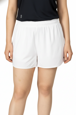 Bio Active Shorts – EcoCiclo™ Biodegradable Polyester (Chalk)