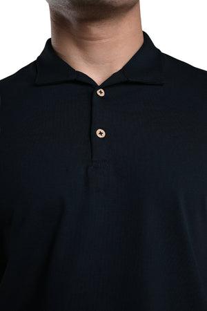 Full Sleeve Polo (Midnight Navy)