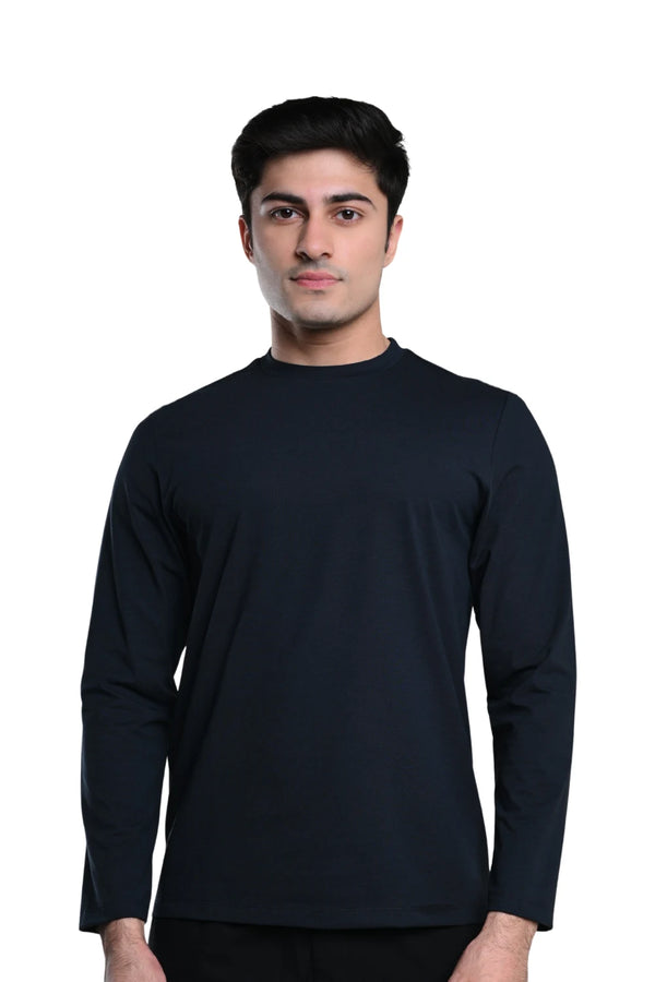 Sorona Full Sleeve T-shirt (Midnight Navy)