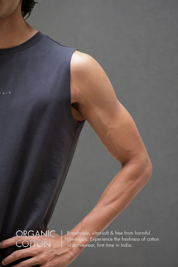Organic Cotton Men's Tank (Coal Grey)