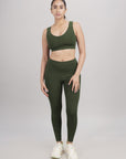 RECYCLED POLYESTER SET SAGE GREEN