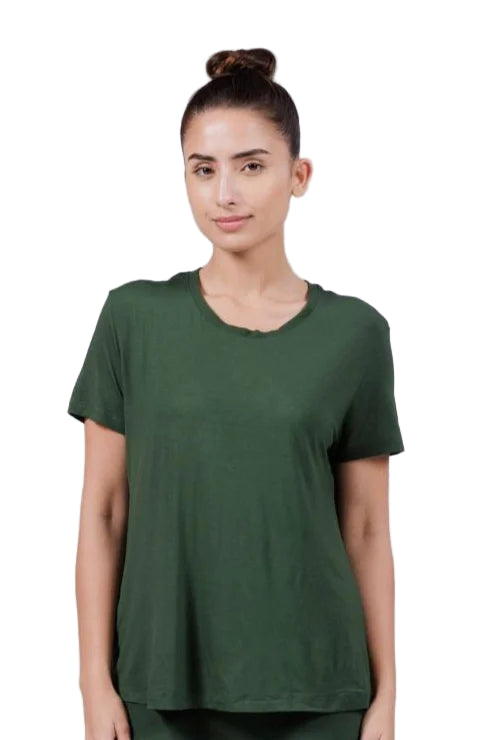 Women’s Bamboo T-Shirt (Pine Green)