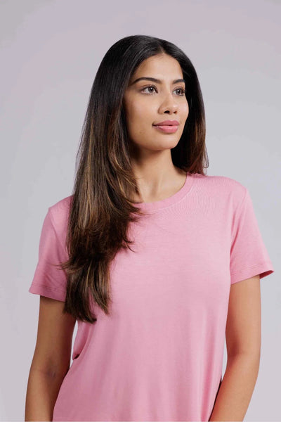 Women’s Bamboo T-Shirt (Wild Rose)