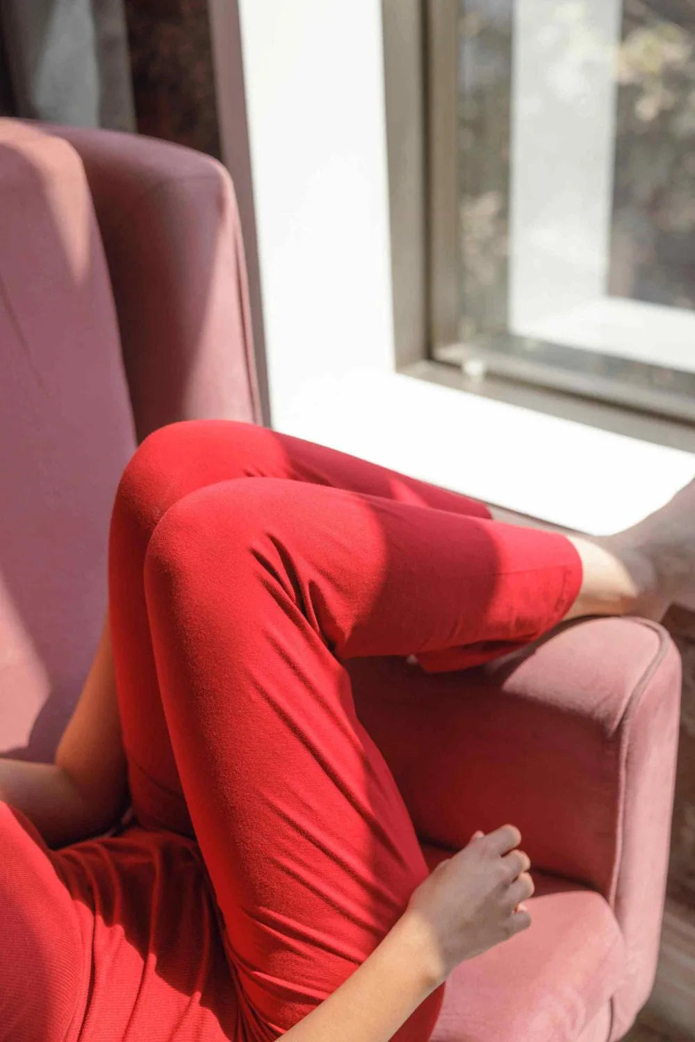 Bamboo Lounge Pant (Bold Red)