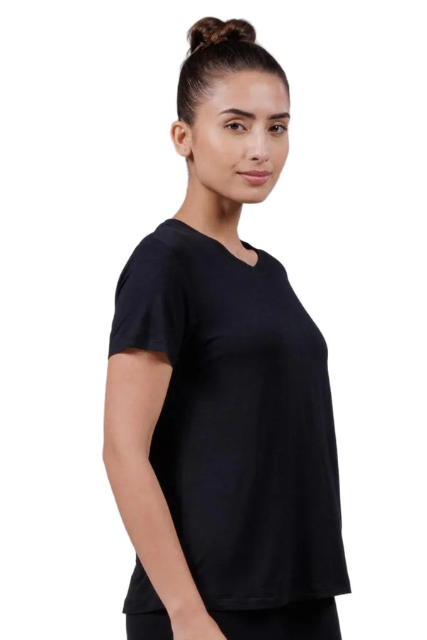 Women’s Bamboo T-Shirt (Carbon Black)