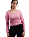 Full Sleeve Bamboo Top (Wild Rose)