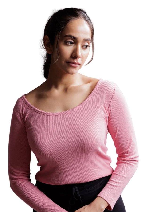 Full Sleeve Bamboo Top (Wild Rose)