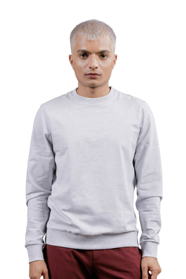 Carbon Sweatshirt – Men’s Organic Cotton Sweatshirt (Mist Melange)