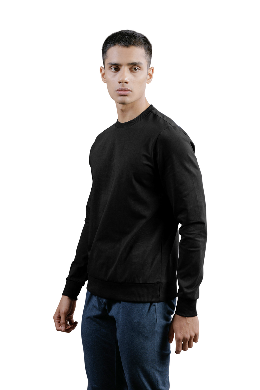 Carbon Sweatshirt – Men’s Organic Cotton Sweatshirt (Carbon Black)