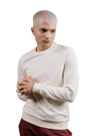 Carbon Sweatshirt – Men’s Organic Cotton Sweatshirt (Butterscotch)