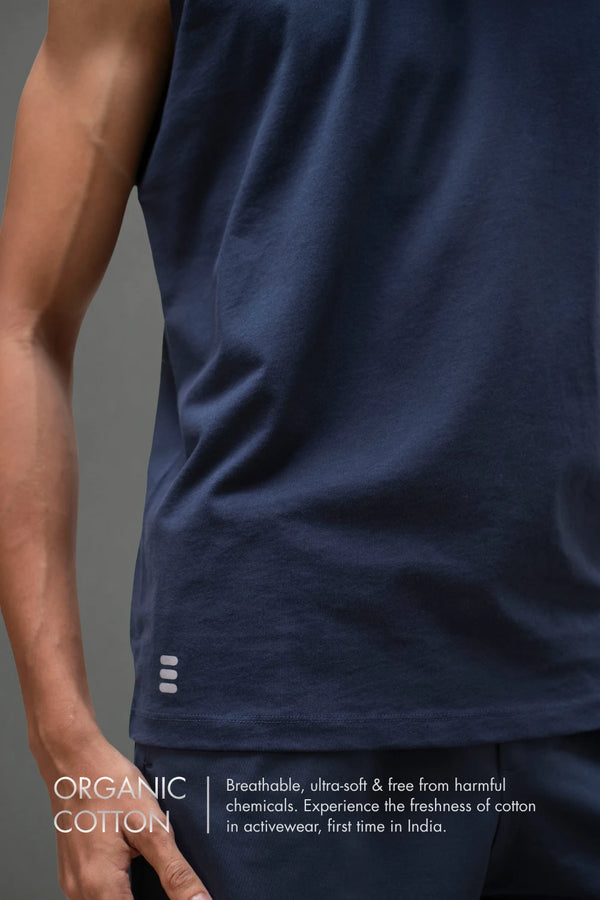 Organic Cotton Men's Tank (Midnight Navy)