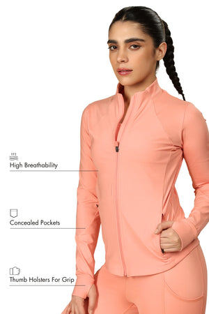 Carbon Active Jacket (Peach)