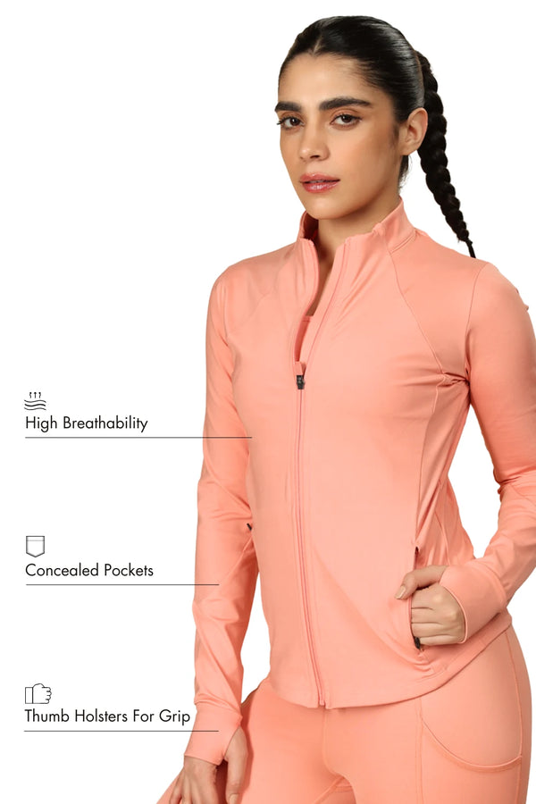 Carbon Active Jacket (Peach)