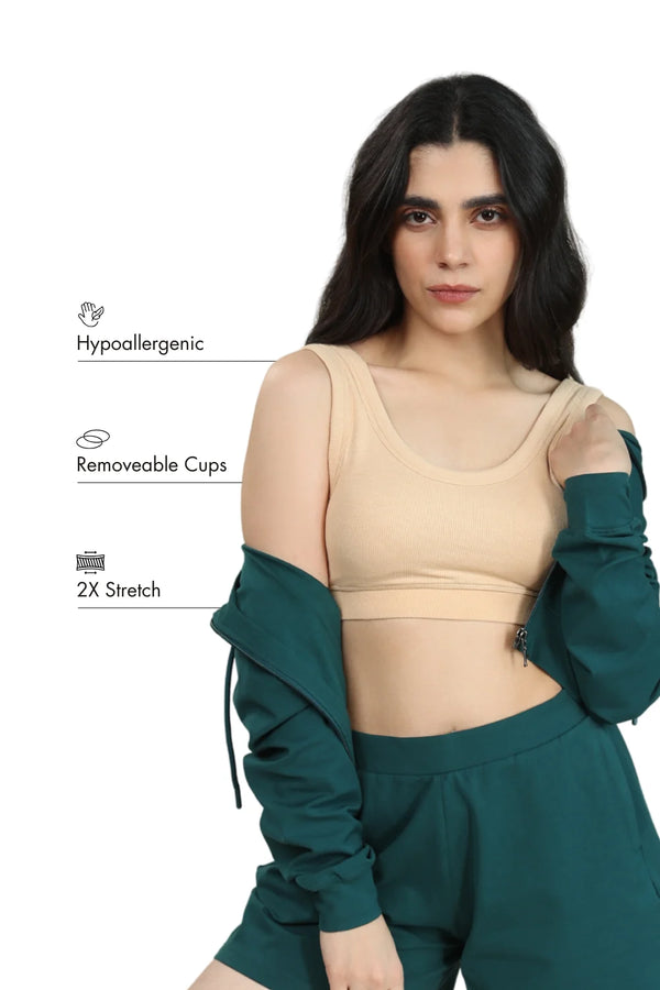 Bamboo Bra (Hazelnut)