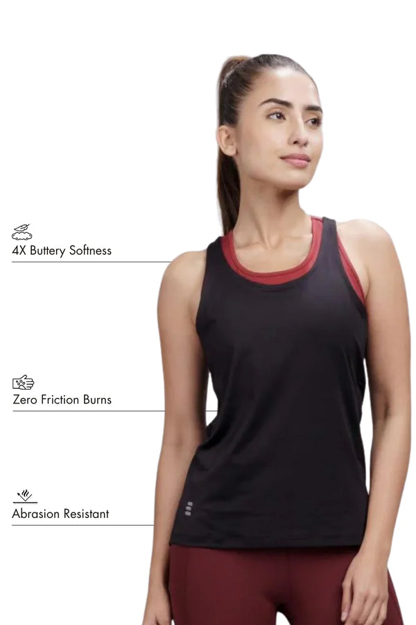 Bio Active Tank – EcoCiclo™ Biodegradable Polyester (Carbon Black)