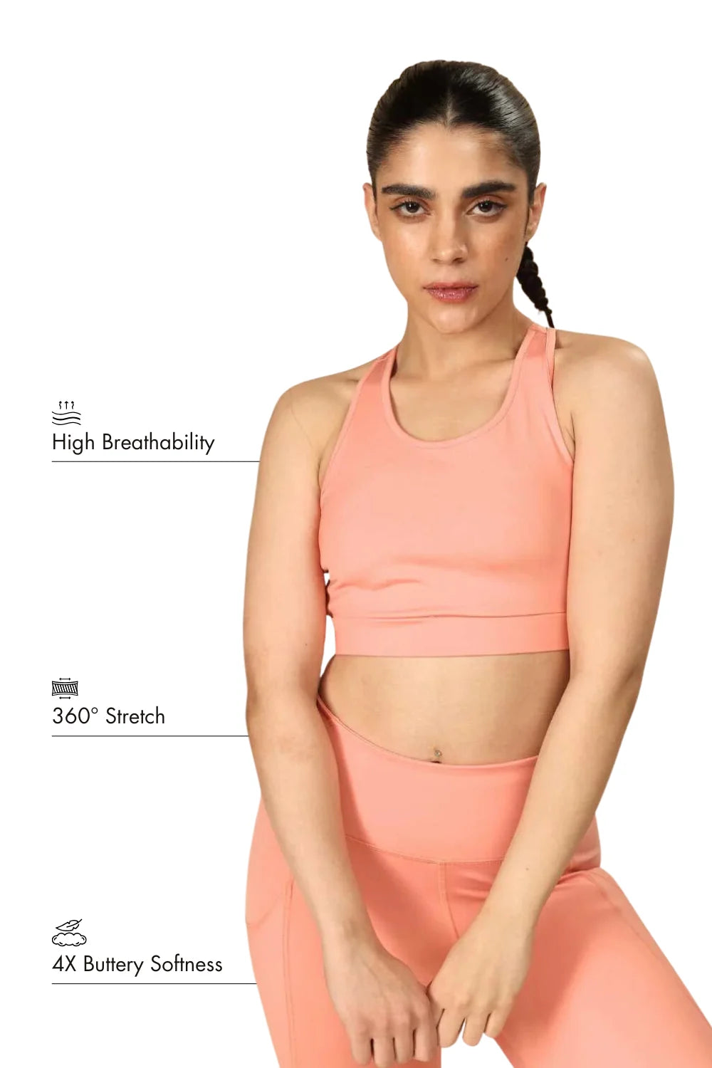 Recycled Nylon Set (Peach)