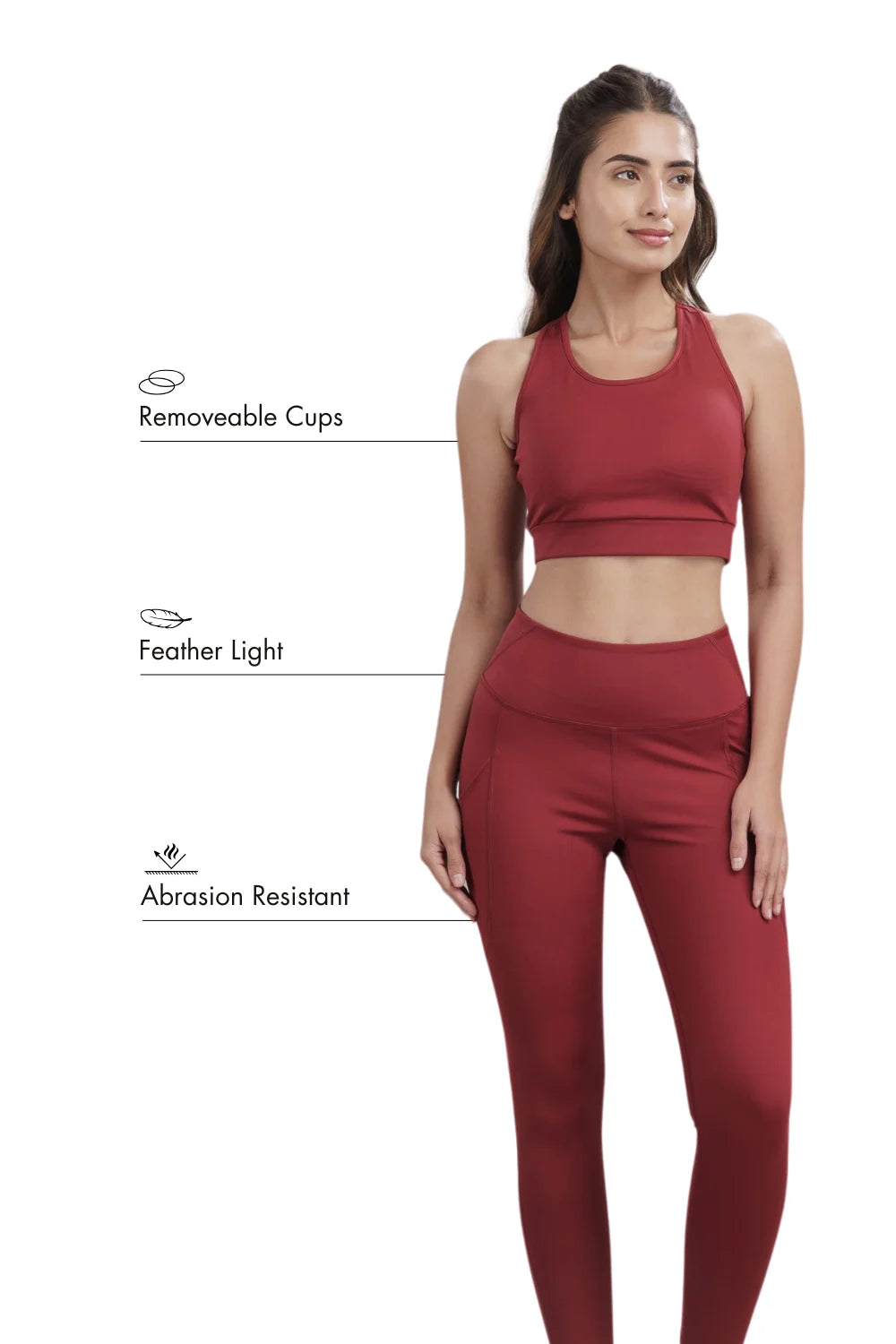 Recycled Nylon Set (Red Rush)